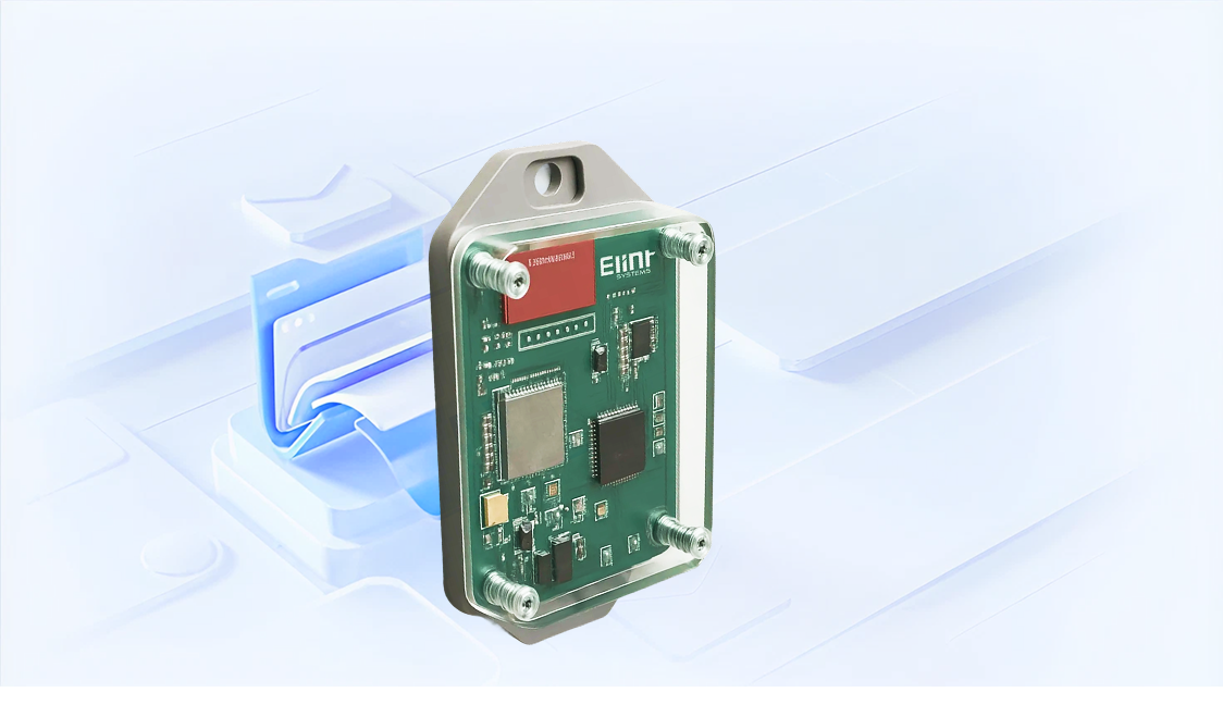 Smart bin radar fill level sensor for non-contact waste and material level monitoring with real time alerts.