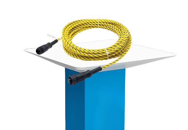 Leak detection rope for early detection of water, oil, and chemical leaks in tanks, pipelines, and storage areas.