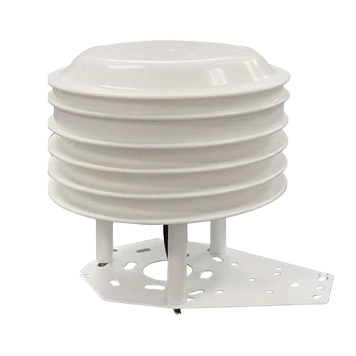 Smart weather station sensor measuring air temperature and relative humidity